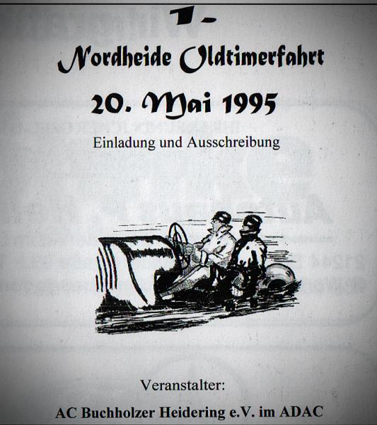 1. Nordheide Oldtimerfahrt 20. Mai 1995